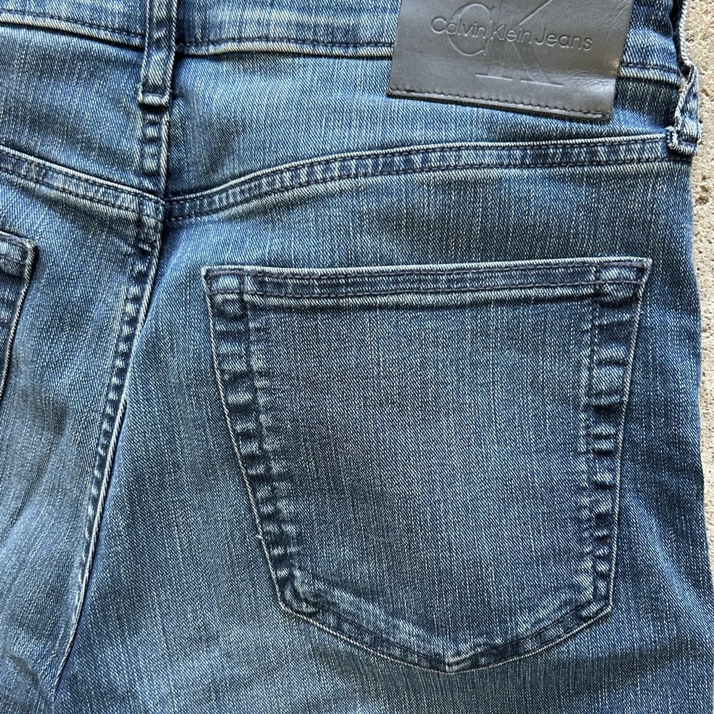 Calvin Klein Dark Blue Slim Jeans - Picture 5 of 5
